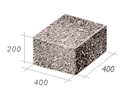 Камень стеновой (арболитовый блок)