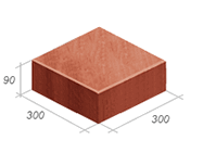 2.1 Плитка тротуарная «Квадрат» (h=90)